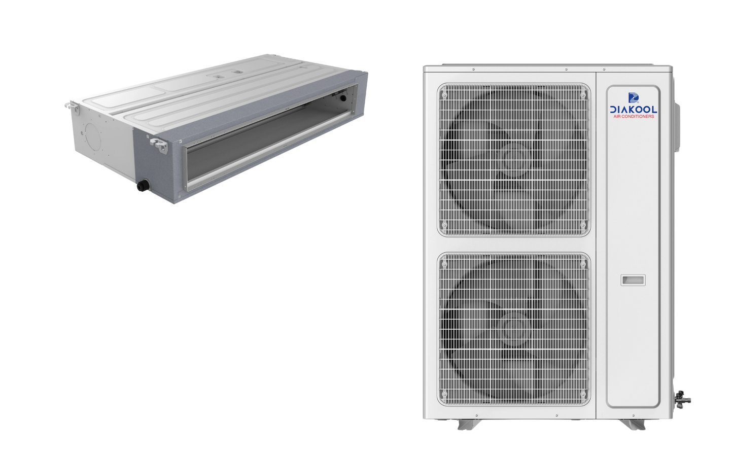 Diakool 4 Ton Ducted AC Unit - Model DLTMD-C48/4R1A for Industrial UAE Spaces