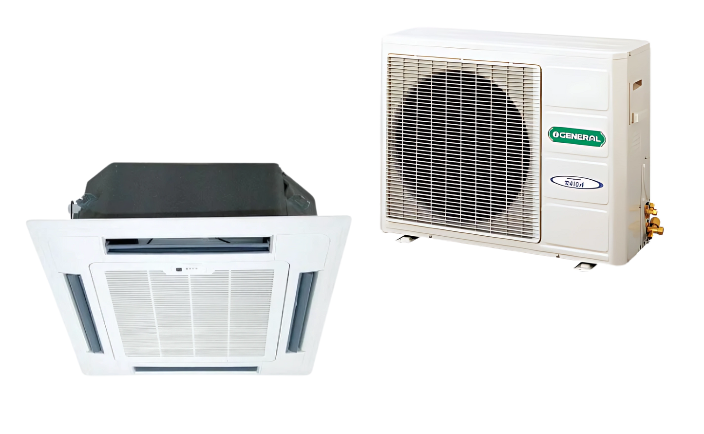 O General Cassette AC 1.5 Ton – AUGA18FRTA-U with rotary compressor, made in Thailand