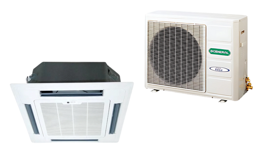 O General Cassette AC 1.5 Ton – AUGA18FRTA-U with rotary compressor, made in Thailand