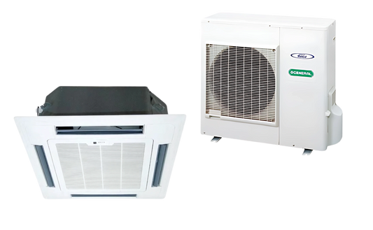 O General Cassette AC 2.0 Ton – AUGA25FRTA-U with rotary compressor, made in Thailand