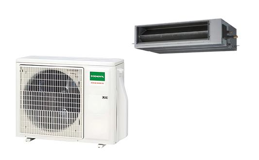 O General Ducted AC 2.0 Ton – ARGA25FTMA-U with scroll compressor, made in Thailand