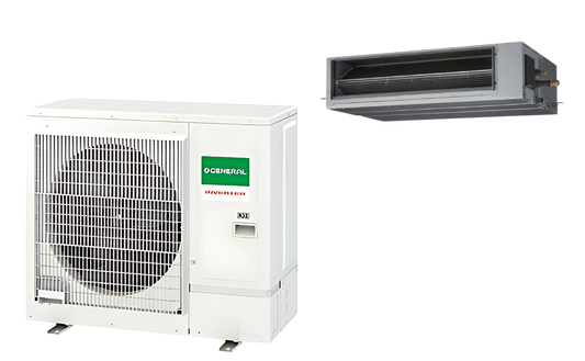 O General Ducted AC 2.5 Ton – ARGA30FTMA-U with scroll compressor, made in Thailand