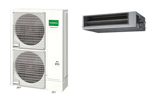 O General Ducted AC 3.8 Ton – ARGA45FMTD-U with scroll compressor, made in Thailand