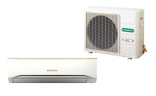 O General Premium Wall Split AC 2.0 Ton – ASGA24FUTD-UZ with 24,000 BTU cooling capacity and Blue Fin condenser