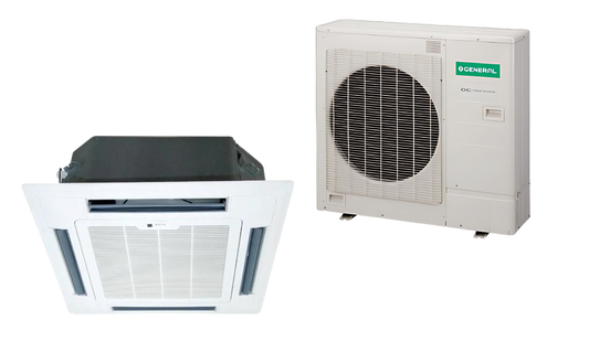 O General Cassette AC 2.5 Ton – AUGA30FRTA-U with rotary compressor, made in Thailand