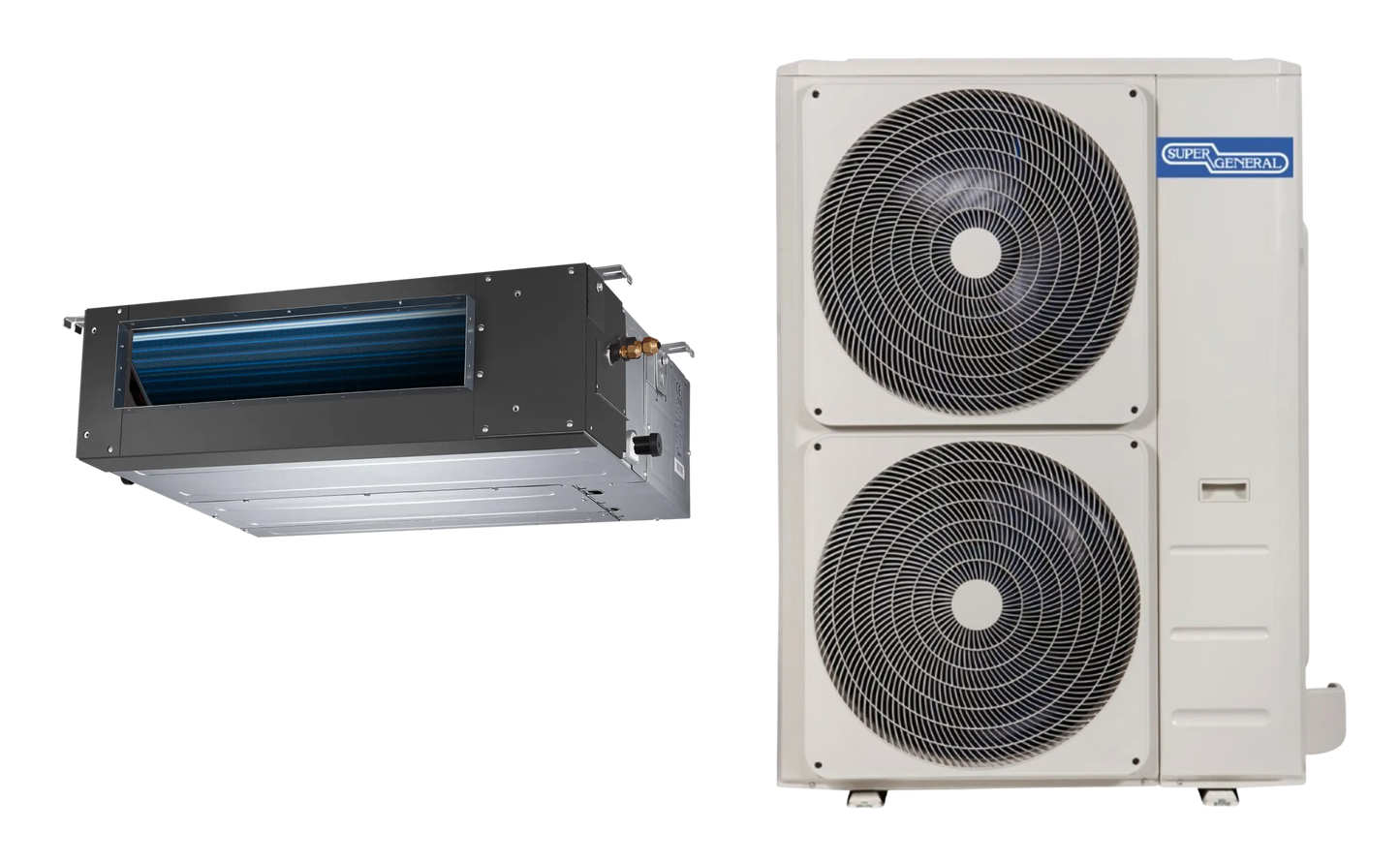 Super General Ducted AC 3.0 Ton SGDA-3610HE with 36,000 BTU cooling capacity and scroll compressor