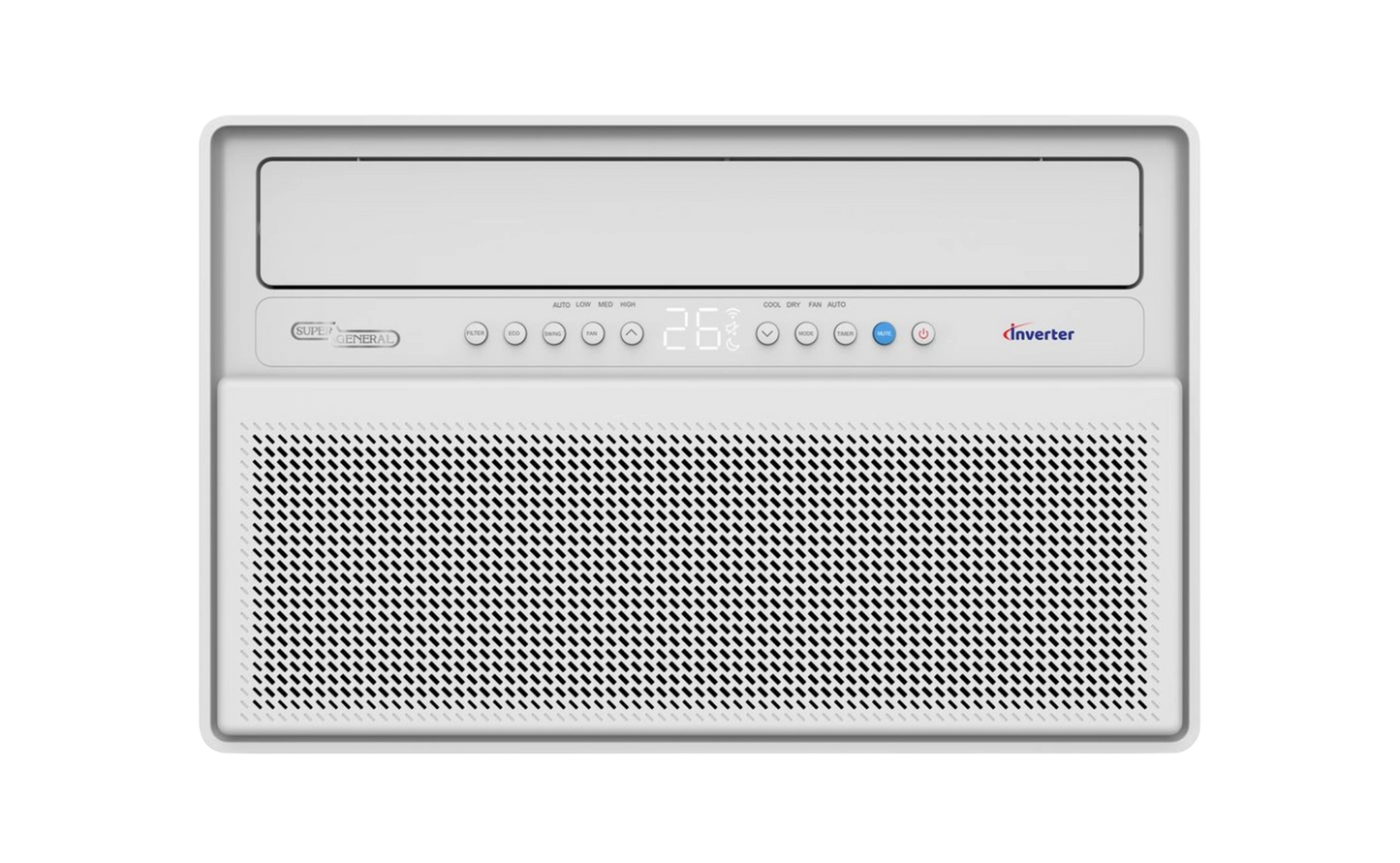 Super General Window Inverter AC 1.5 Ton SGA-18i with 18,000 BTU cooling capacity