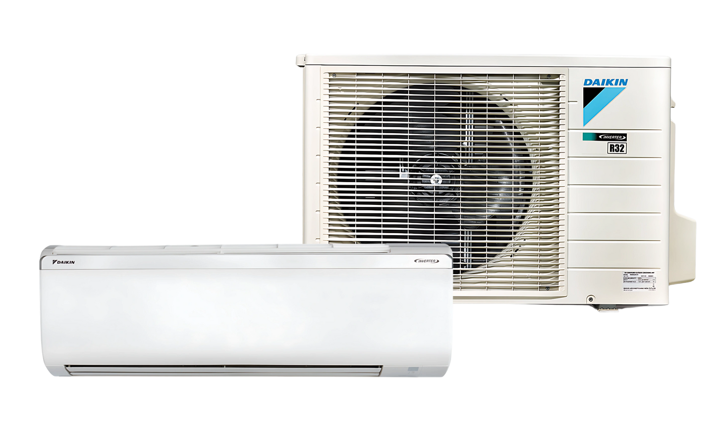 Daikin Wall Split Inverter AC 1.0 Ton – FTKF12TVMUZK/RKFG12TVMUZK, Inverter Swing Rotary Compressor, 13,400 BTU, R-410 Refrigerant, Wall Mounted