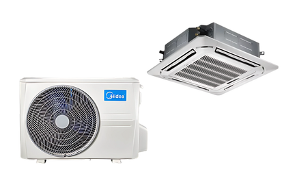Midea Cassette Inverter AC 1.5 Ton MCDT-18HRFN1A – 360° Airflow, Golden Fin, Inverter Technology