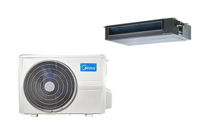 Midea Ducted Split Inverter AC 2.0 Ton – MTIT-24HWFN1A / MOTD30-24HFN1A concealed ducted design with R410A refrigerant