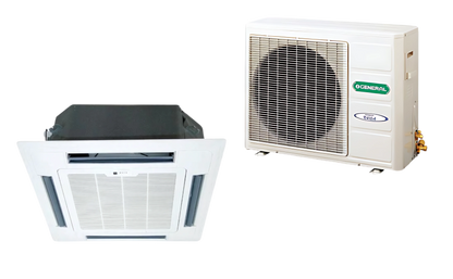 O General Cassette AC 1.5 Ton – AUGA18FRTA-U with rotary compressor, made in Thailand