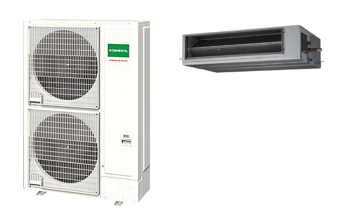 O General Ducted AC 3.8 Ton – ARGA45FMTD-U with scroll compressor, made in Thailand