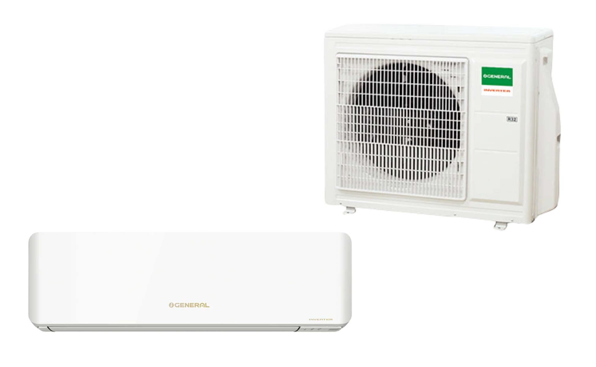 O General Premium Wall Split Inverter AC 1.0 Ton – ASGG12CMTA-UZ with 12,000 BTU cooling and DC inverter compressor