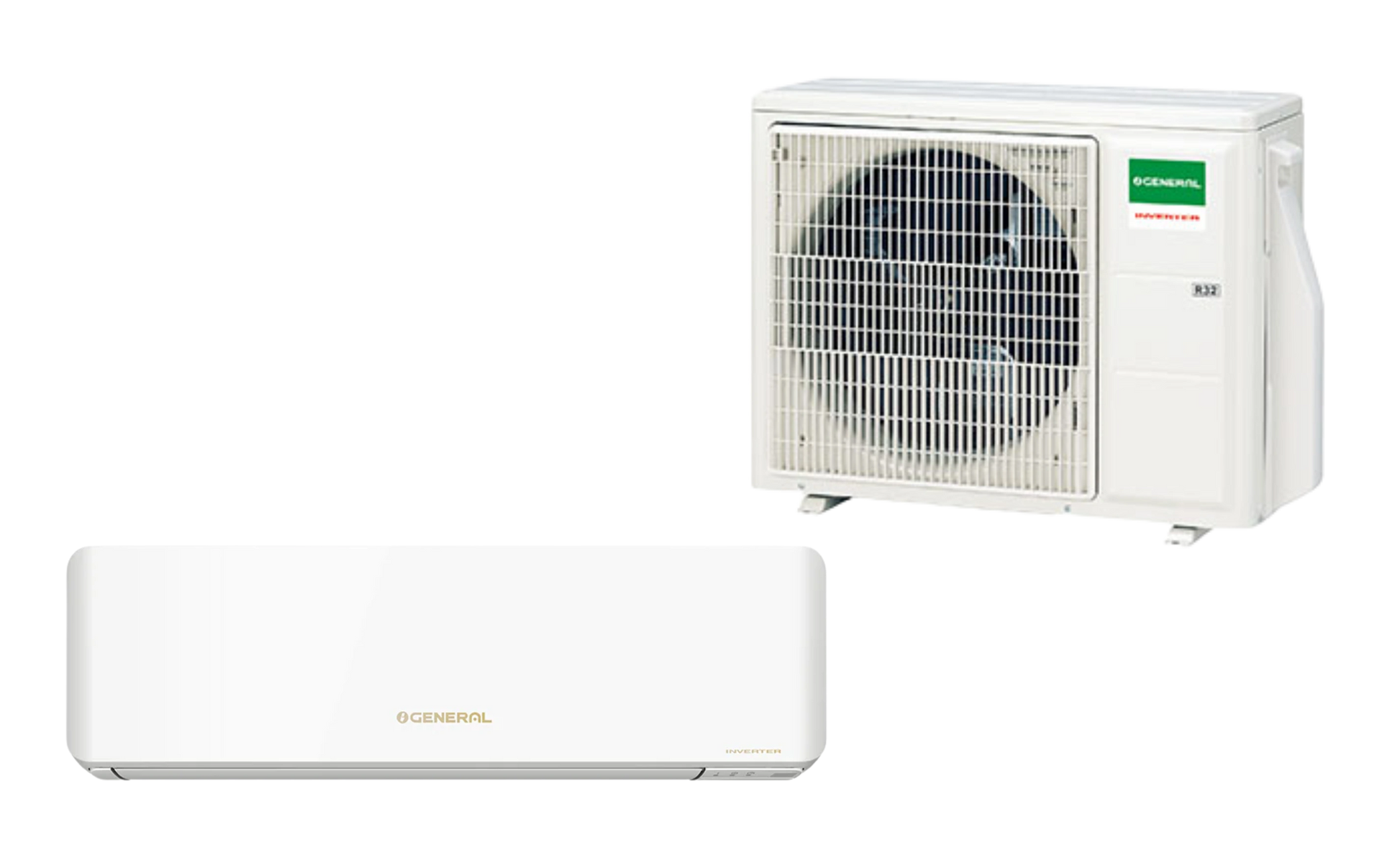 O General Premium Wall Split Inverter AC 2.0 Ton – ASGG24CMTA-UZ with 24,000 BTU and DC inverter compressor