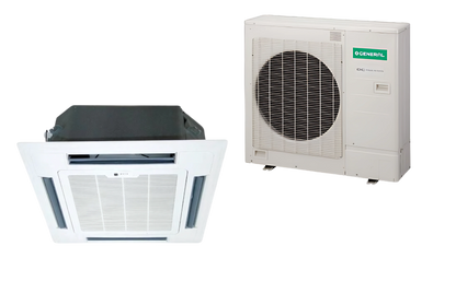 O General Cassette AC 2.5 Ton – AUGA30FRTA-U with rotary compressor, made in Thailand