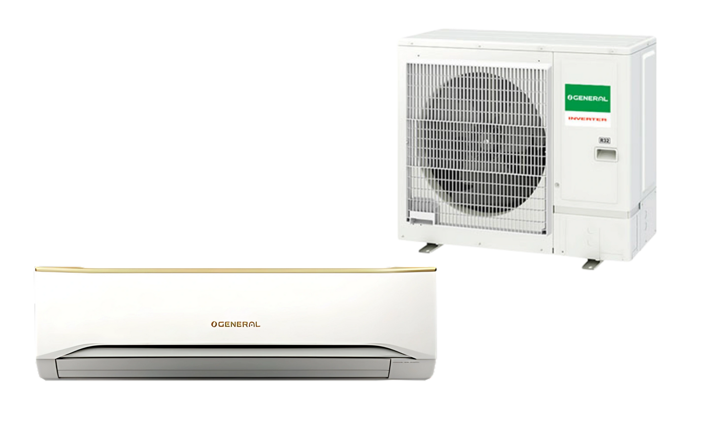 O General Premium Wall Split Inverter AC 2.0 Ton – ASGH24CXTA-UZ with 24,000 BTU and DC inverter compressor